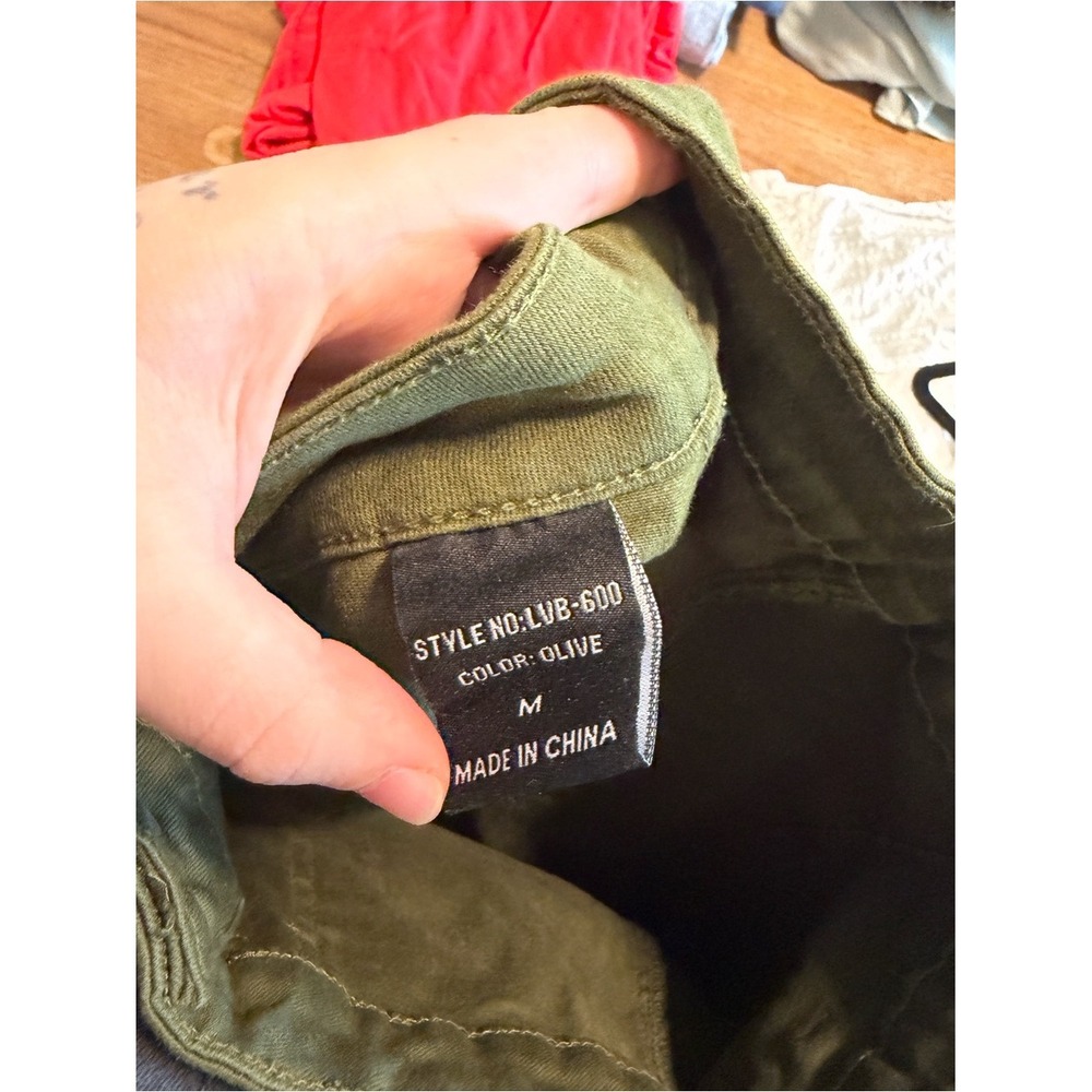 Cargo Pants Size M Olive Green - Picture 4 of 4